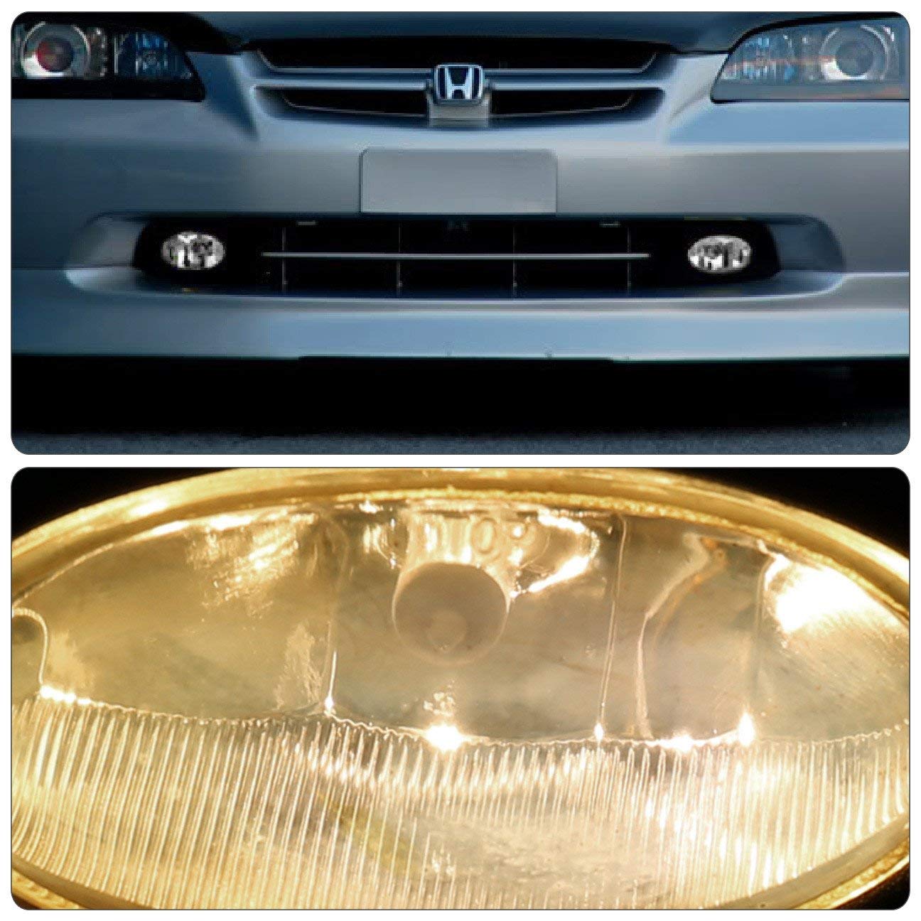 Прозрачные линзы передние противотуманные фары лампы для Honda Civic 01-03